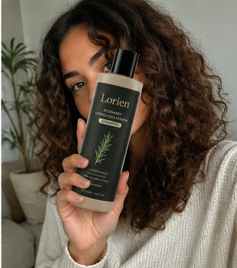 LORIEN Hair Growth Shampoo – With Rosemary & Hydrolyzed Keratin for Visibly Fuller, Thicker Hair