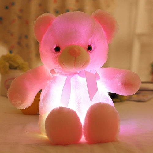 Kissen，LED，Bunte，Bären，Plüsch，Deko，Kissen，mit，LED，Farbwechsel，Leuchtkissen