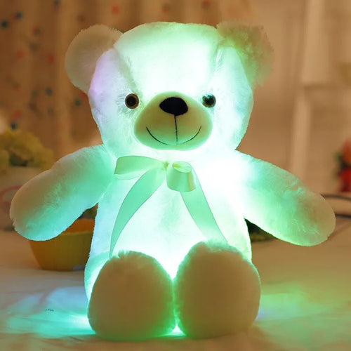 Kissen，LED，Bunte，Bären，Plüsch，Deko，Kissen，mit，LED，Farbwechsel，Leuchtkissen